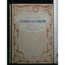 LA FAMIGLIA DELL'ANTIQUARIO COMMEDIA IN TRE ATTI