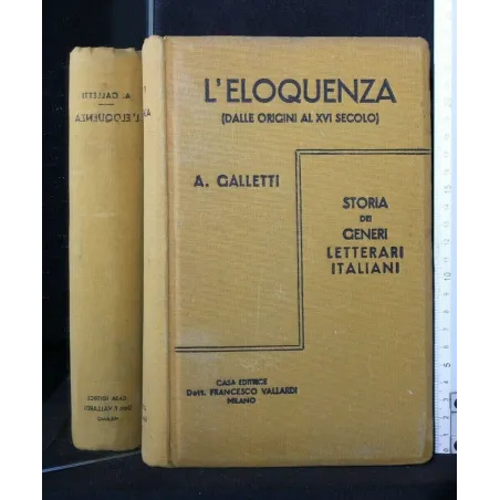L'ELOQUENZA DALLE ORIGINI AL XVI SECOLO