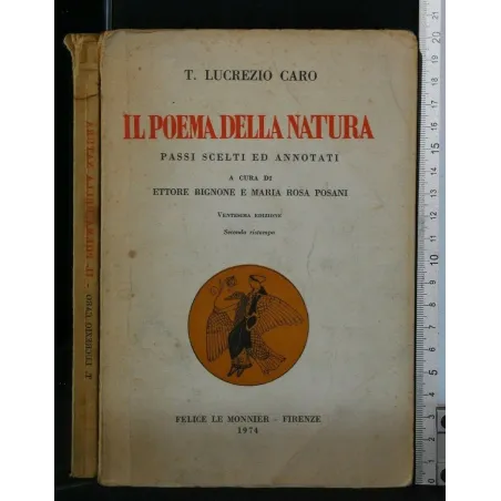 IL POEMA DELLA NATURA PASSI SCELTI ED ANNOTATI