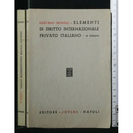 ELEMENTI DI DIRITTO INTERNAZIONALE PRIVATO ITALIANO